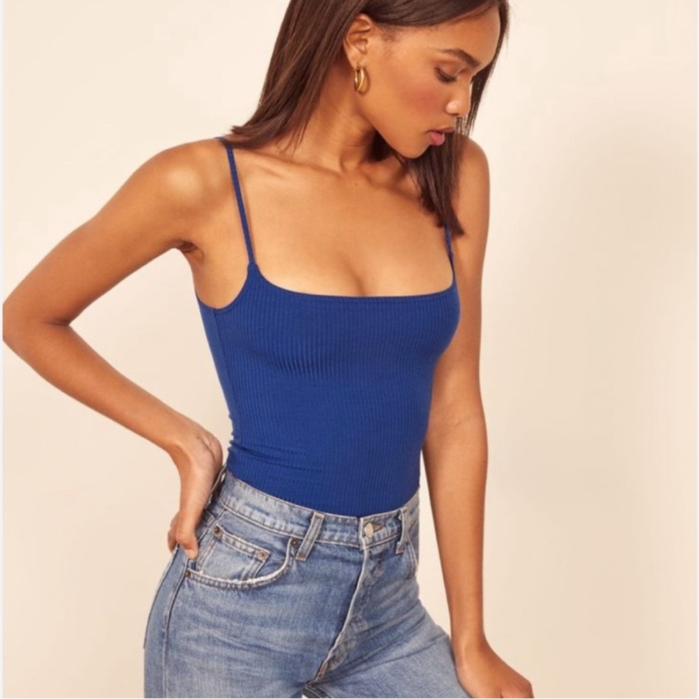 Reformation Carrie tank top color royal
